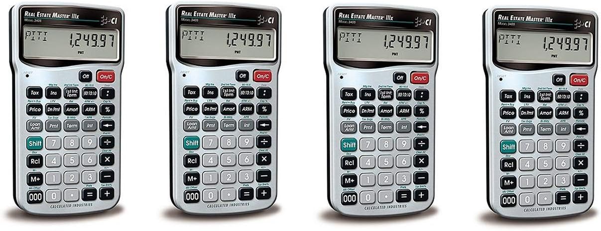 Calculated Industries 3405 Real Estate Master IIIX Real Estate Finance Calculator (Fivе Расk)