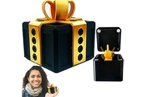 The Annoying Present with Middle Finger, Annoying Gift Box with Screws, Middle Finger in a Box, Really Prank Gift Box, Surpri