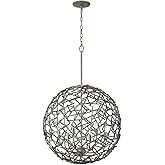 Savoy House 7-2244-6-10 Hendren Pendant, 6-Light 360 Total Watts, Campagne Luxe
