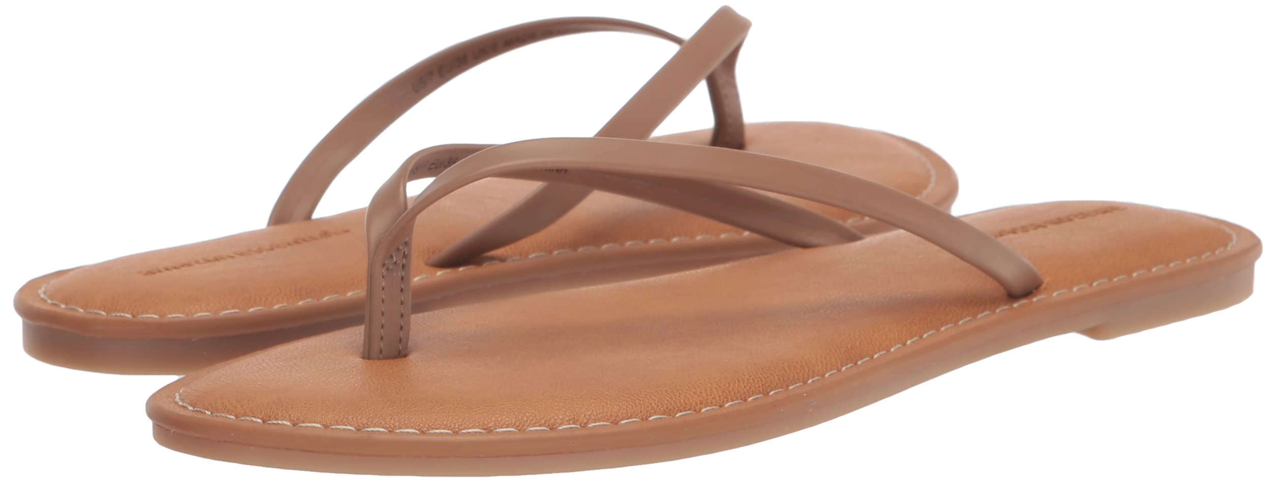 Photo 1 of Amazon Essentials Women's Thong Sandal, Dark Brown, 8.5