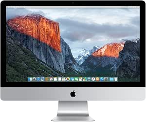 Apple iMac MK482LL/A 27-Inch Retina 5K Display Desktop (Intel Quad-Core i5 3.3GHz, 8GB RAM),(Discontinued by Manufacturer)