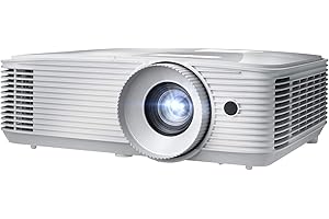 Optoma EH412x Professional 1080p Projector | 4,500 Lumens for Daytime Use in Meetings, Training and Classrooms | 15,000 Hour Lamp Life | 4K HDR Input | Built-In Speaker