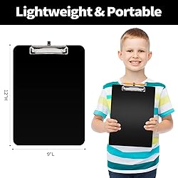 Sooez Plastic Clipboard with Pen