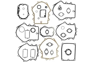 AUTVAN Complete Engine Gasket Kit for Briggs & Stratton 495868 Models 491856, 394501, 393278 Complete Gasket Kit New