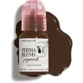 Perma Blend Forest Brown Tattoo Ink t 0.5 oz | Vegan Formula Pigment, Professional Tattooing Supplies, Suitable for Microblading