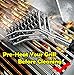 LauKingdom Grill Brush,Stainless Steel ~Bristle Free BBQ Grill Brush, Great Grilling Accessories Gift, 17 inch