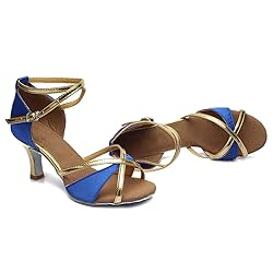 YKXLM Latin Dance Shoes Ballroom Women Salsa Tango