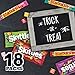 SKITTLES & STARBURST Candy Full Size Variety Mix 18 Pieces