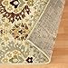 Superior Indoor Area Rug, Jute Backed, Modern Oriental Floral Damask Floor Decor for Office, Living Room, Bedroom, Entryway, Dining/Kitchen, Hardwood, Tile, Augusta Collection, 8' x 10', Brown