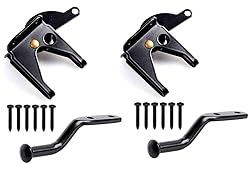 2 Set BullDog Hardware Self-Locking Gate Latch