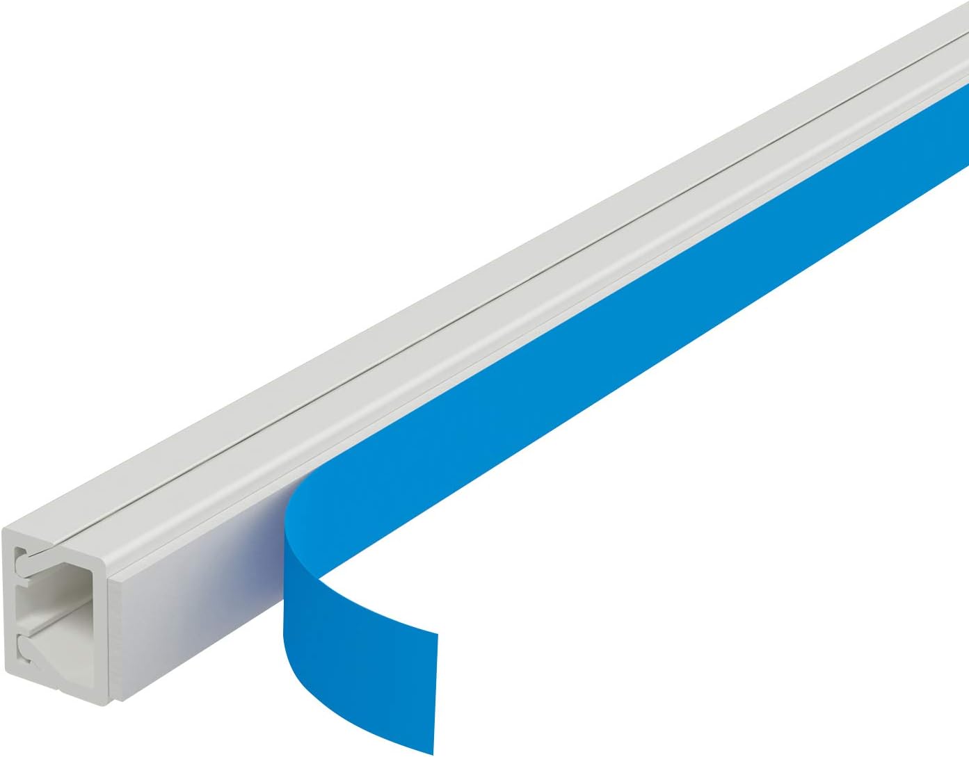 D-Line Square Box Cable Trunking, Self-Adhesive Cable Hider, Cable Management to Hide Single Cables, 1 x 16mm (W) x 16mm (H) - Image 3