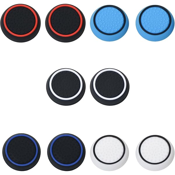 XOXNXEX nero analogico Stick Cap per PS5 PS4 PS3 Controller