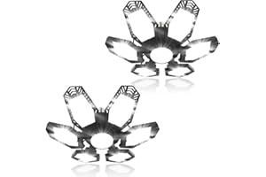 OUSHASAA 2-Pack 150W Garage Lights Ceiling LED, 15000LM 6500K Bright LED Shop Lights, Deformable E26/27 Screw in Garage Lights with 6+1 Adjustable Panels for Workshop, Basement, Barn, Warehouse