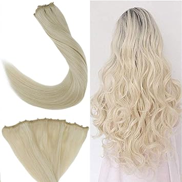 Amazon Com Laavoo 22 100 Brazilian Remy Human Hair Extensions