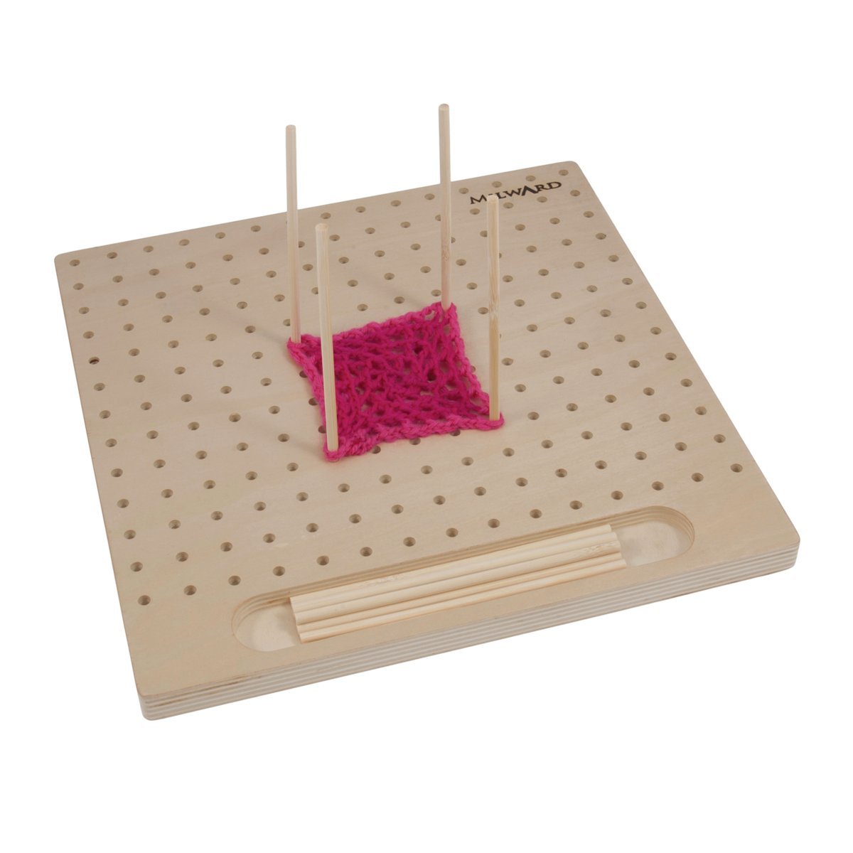 Milward Blocking Board with 12 Pins, Wood, 30x30x12cm Amazon.co.uk