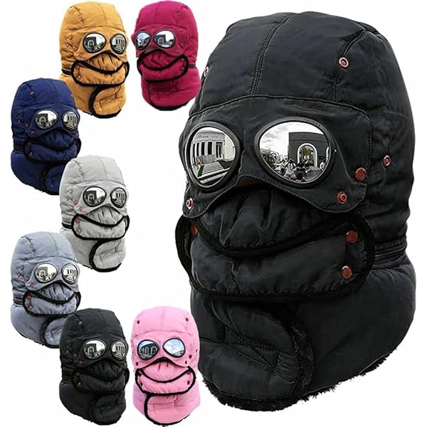 帽子 MASU POPCORN MASK(GRAY) Amazon.com: LINPING Winter Thermal Trapper Hat with Glasses Winter