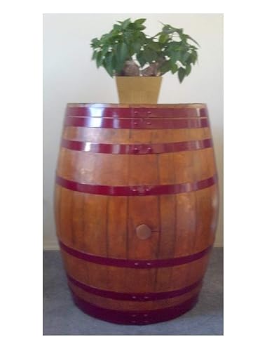 Amazon Com Decorative Wine Barrel With Color Bands Handmade