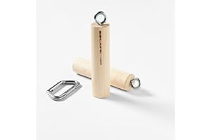 Escape Climbing Power Piston | Premium Wood Training Tool for Grip Strength | Full Upper Body and Core Workout | Rock Climbing | Bouldering | Two Pack