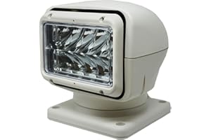 ACR RCL-95 LED Searchlight (White), High-Intensity Marine Searchlight, Waterproof, Long-Range Illumination for Boats, Yachts,