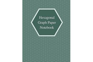Hexagonal Graph Paper Notebook: Small Hexagons Light Grey Grid .4 Inch (1 cm) Diameter .2 Inch (.5 cm) Per Side 100 Pages: Hex Grid Paper A4 Size 8.5" ... Paper for Design Fantasy Role Playing Mapping