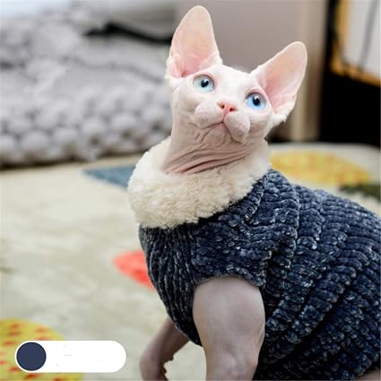 Zhihan Pull Fait Main Pour Chat Sans Poil Sphinx Vêtements D