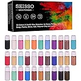 Mica Powder for Epoxy Resin, 32 Colors Dye Epoxy Resin Color Pigment Powder for Lip Gloss, Bath Bombs, Soap Making (5g/0.18oz)
