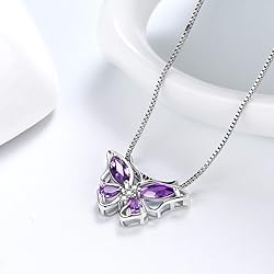 Aurora Tears 925 Sterling Silver Butterfly