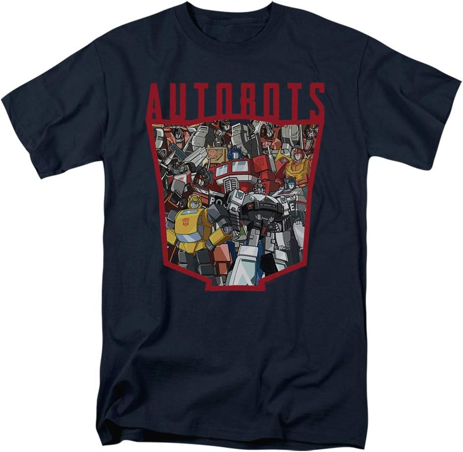 PopfunkTransformers Autobot Collage T Shirt & Stickers (Medium)