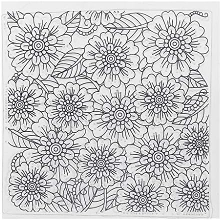 Flowers DIY Clear Stamp Set, Transparent - Card Making and Art Craft - Best Halloween Thanksgiving Christmas Gifts