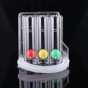Necessity Respirometer 3 Ball Lung Exerciser Respiratory Exerciser | Spirometer for Breathing Exercise Equipment at Home
