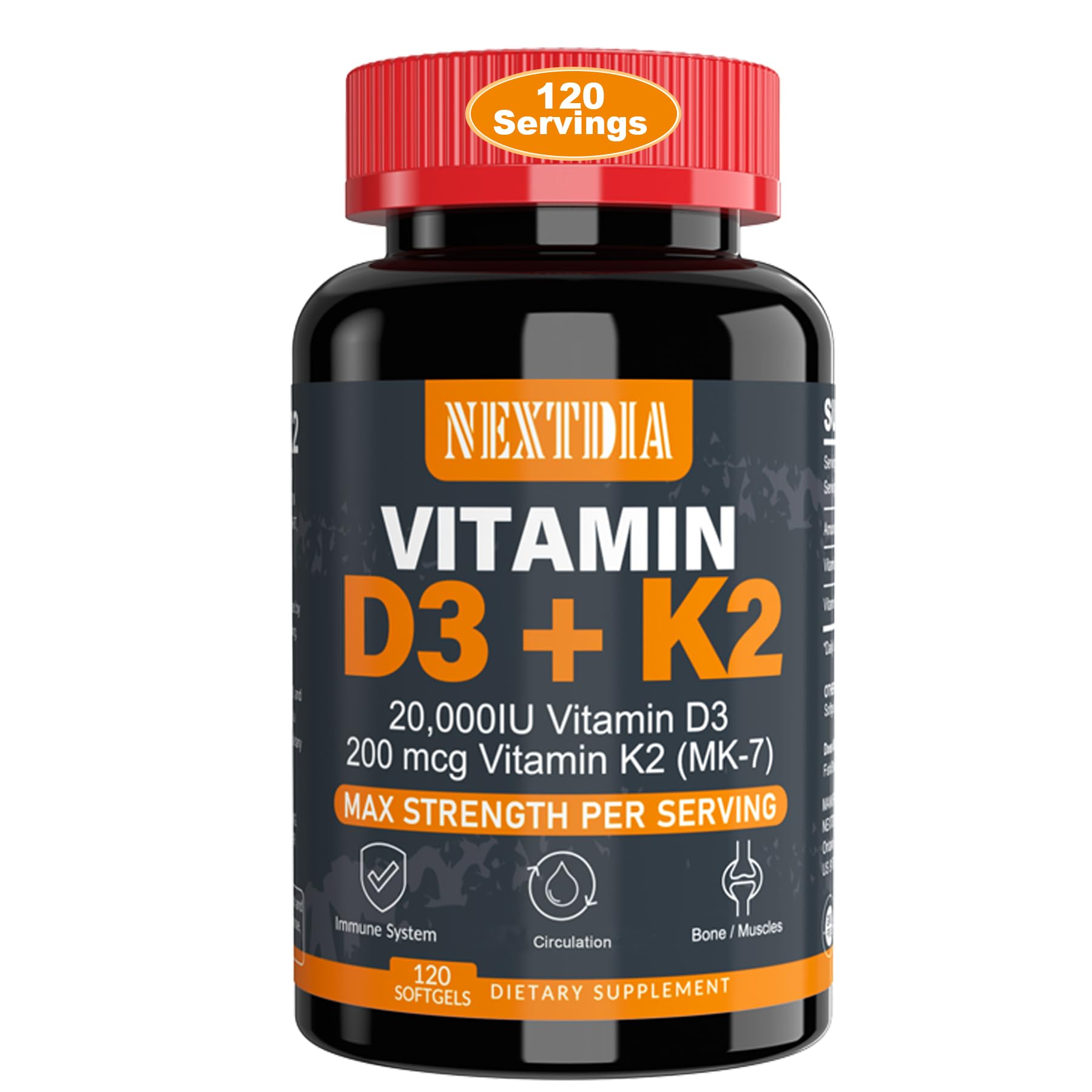 Vitamin D3 + K2