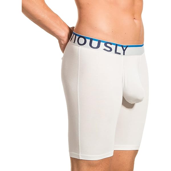 Obviously EveryMan Boxer Briefs - 3 Inch Leg, Bondi Color, XLarge Size, Bamboo/Lycra Blend For Comfort - View #2