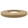 Edge Supply White Oak 3/4 inch X 25 ft Wood Veneer Edgebanding Preglued Roll - Flexible Wood Tape, Easy Application Iron On with Hot Melt Adhesive. Smooth Sanded Finish. Made in USA