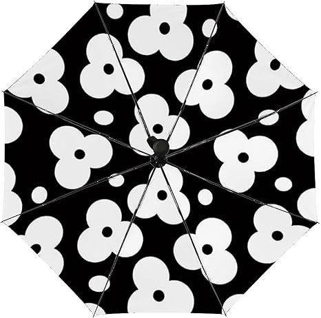 Amazon Ssscase 白黒 花柄 折りたたみ傘 自動開閉 傘 プレゼント おしゃれ ワンタッチ Uvカット 折り畳み傘 ギフト Uv 退職祝い 父の日 誕生日 退職祝い バレンタイン Ssscase 折りたたみ傘 通販