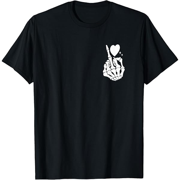 Amazon.com: FUCK OFF middle finger fuck you skeleton hand front