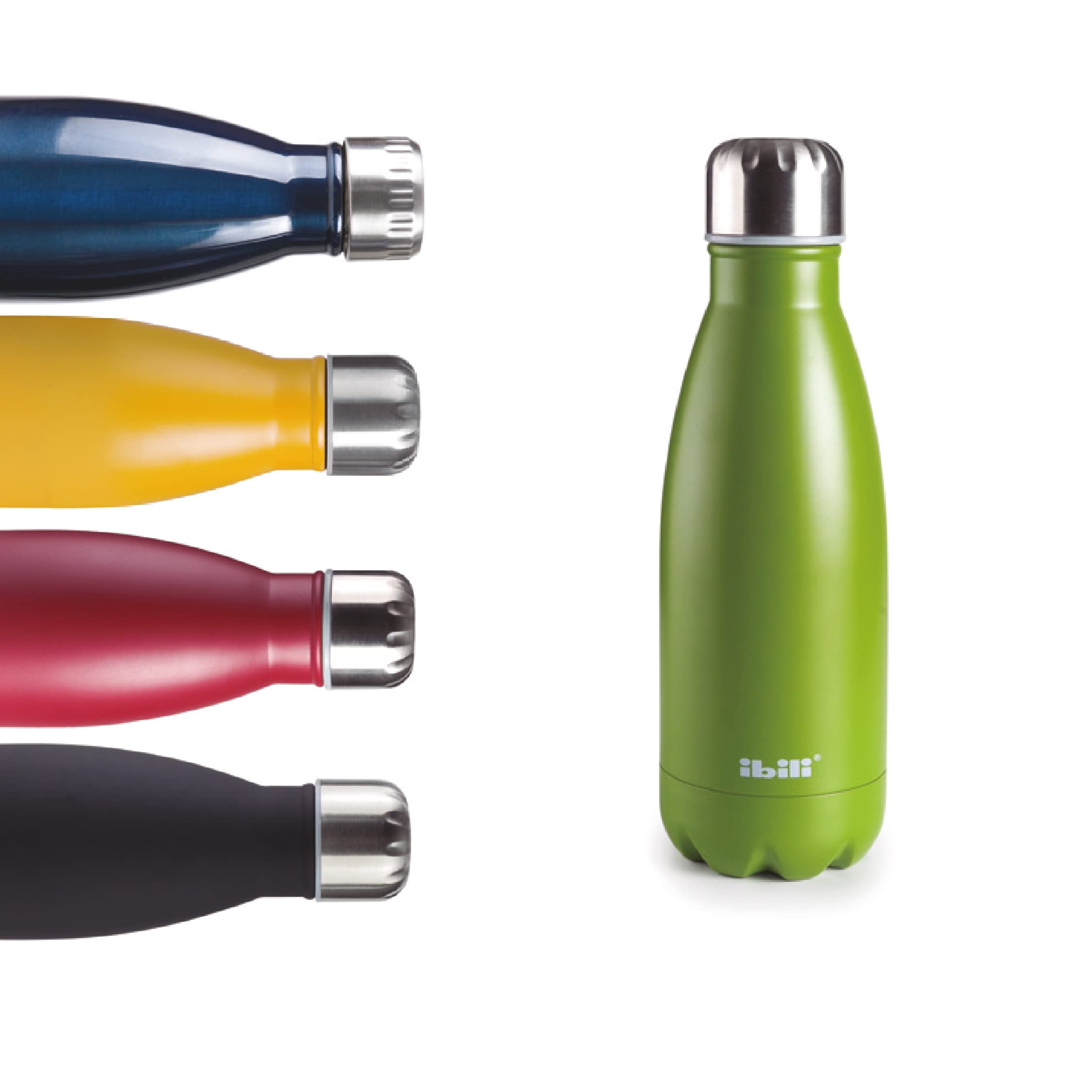 IBILI Thermos Bottle with Double Wall, Musgo, 350 ml, 18/10 Stainless Steel, Double Wall, Reusable