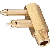 Attwood 8873-6 Brass Quick-Connect Tank Fitting 1/4-Inch NPT Male Thread for Mercury/Mariner