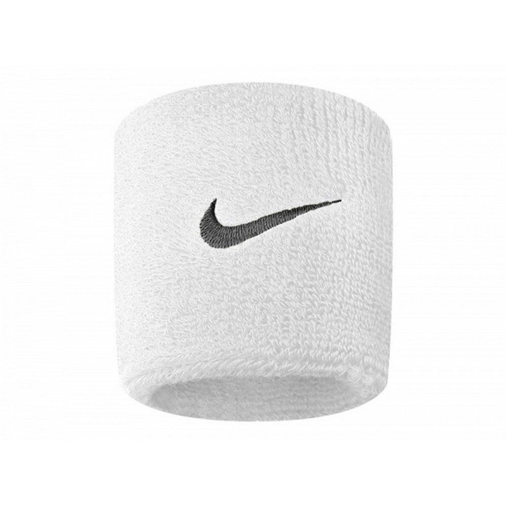 Nike Unisex Adults Swoosh Wristband (Set Of 2) (One Size) (White)
