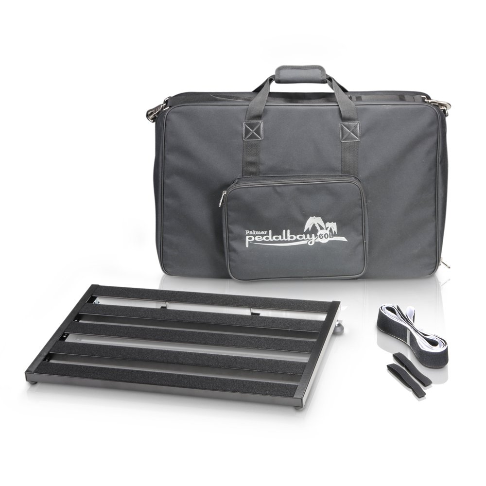Palmer PEDALBAY® 60 L - Lightweight Variable Pedalboard with Protective Softcase, 60 cm