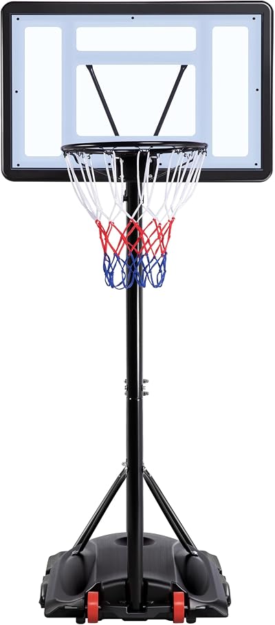 Yaheetech Portable Basketball Hoop Stand 170.5-230.5 cm Height Adjustable