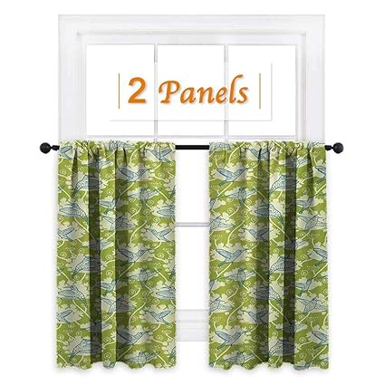 Amazon Com Hummingbirds Room Darkening Wide Curtains Birds