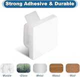 Hoiny Adhesive Cable Clips 60pcs 4 Sizes White Wire Organizer view 6