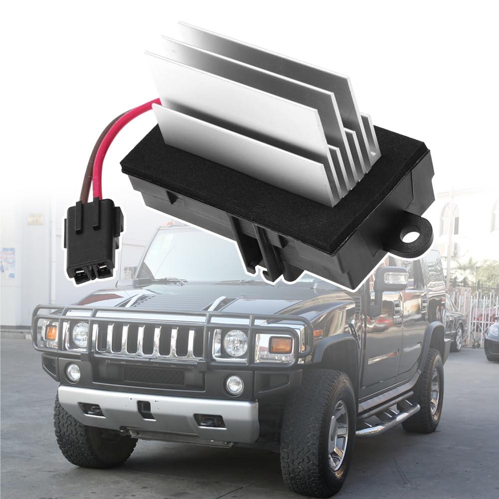 Photo 1 of 19331830 Blower Motor Resistor Heater Fan Control Module Compatible with Hummer H2 2003-2007,OEM:19329838 89023355 93803637 88986529 15-80388 15-80655 15-80911 19331830 3gsh-19e624-ca 4GSH-19E624/AA