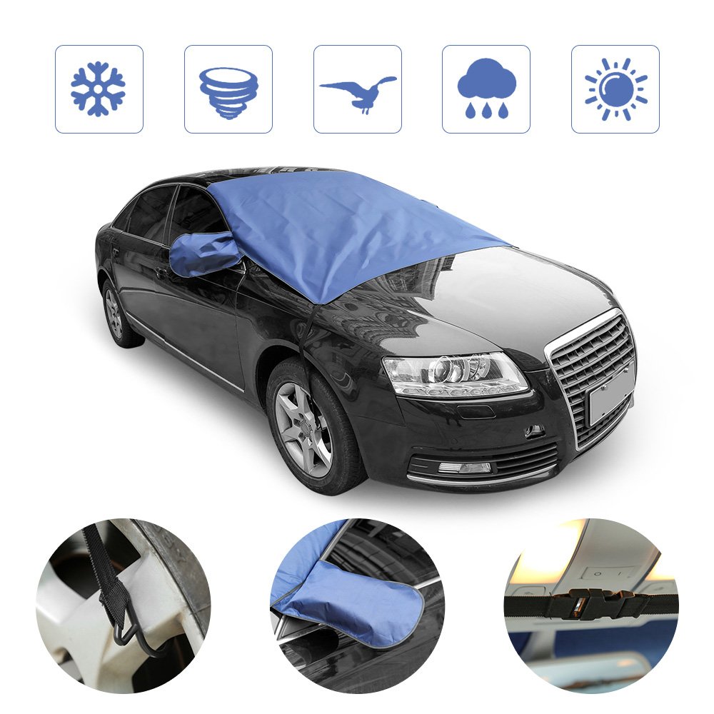 Windshield Cover, Ice Frost Rain Resistant Snow Cover 62\