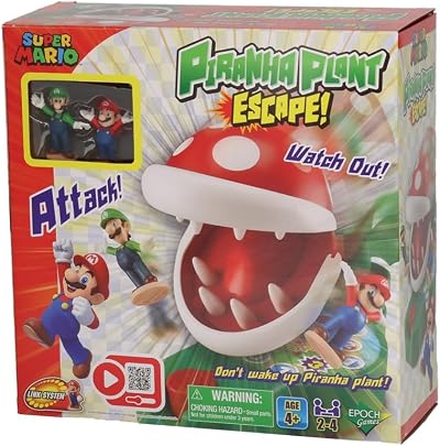 Epoch Games Super Mario Piranha Plant Escape 7357 Board Game