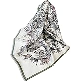 Weximil 100% Pure Mulberry Silk Scarf - 35" Large Square Lightweight Headscarf – Women’s Hair Wraps Shawl With Gift Packed