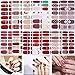 TYLCC 14 Sheets Full Wraps Nail Polish Stickers,DIY Self-Adhesive Nail Art Decals Strips Manicure Kit for Women Girls Festive Gifts, Birthday Gifts,Art Theme Party