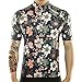 Racmmer Mens Breathable Short Sleeve Cycling Jersey Ultra-Light Cycling Clothing Flower