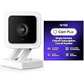 WyzeCam Cam V3 with 3-Months Cam Plus Cloud Storage Indoor Outdoor Plug-in Smart Security Camera, AI Motion Detection, WiFi Home Surveillance Camera, IR Color Night Vision, Siren Alarm, 2-Way Talk