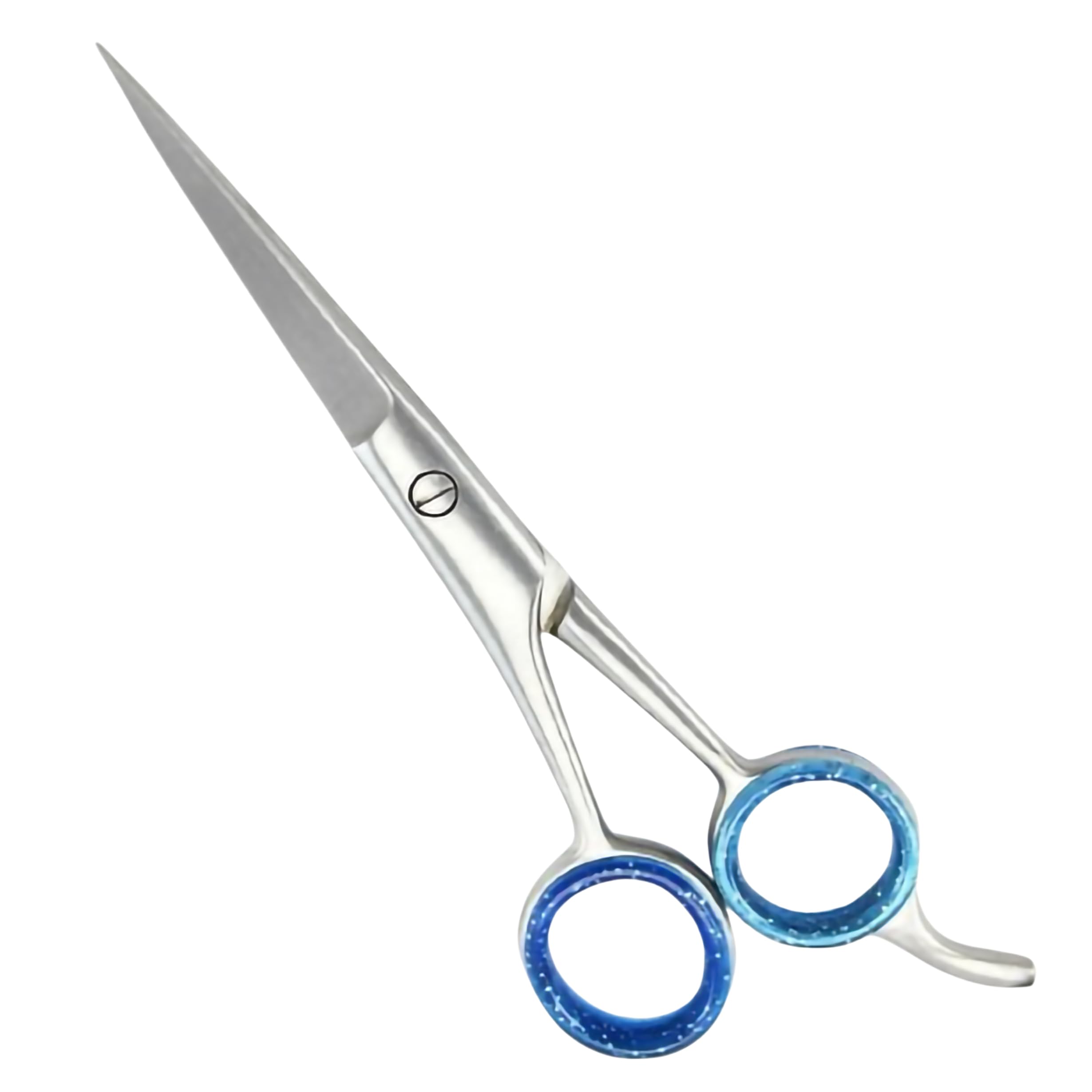 ASM Professional Hairdressing Scissors Barber Salon Scissor for Hair Cutting 7", Barber Accessories for Beard, Crafting, Trimming Hairdressers Scissor for Men and Women Hair Scissors (Silver, 7)